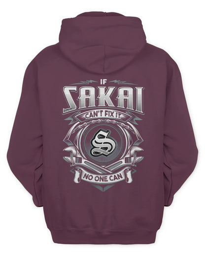 SAKAI AP81-K4-626 - Personalized Ahmed Quote Apparel “If Ahmed Can't Fix It, No One Can” - Unisex Hoodie - Maroon