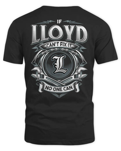 LLOYD AP81-K4-626 - Personalized Ahmed Quote Apparel “If Ahmed Can't Fix It, No One Can” - Unisex Standard T-Shirt - Black