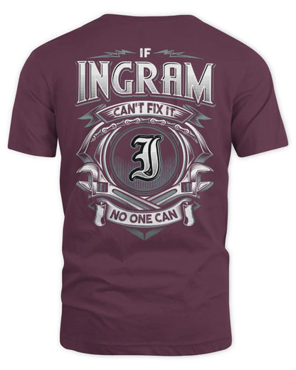 INGRAM AP81-K4-626 - Personalized Ahmed Quote Apparel “If Ahmed Can't Fix It, No One Can” - Unisex Standard T-Shirt - Maroon