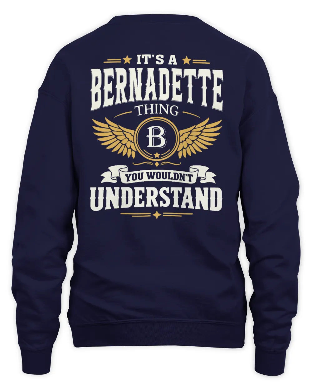 BERNADETTE KT06-M008 It’s a [NAME] Thing – You Wouldn’t Understand | Personalized Vintage T-Shirt - Unisex Sweatshirt - Navy