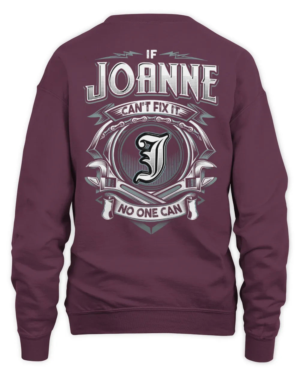 JOANNE AP81-K4-626 - Personalized Ahmed Quote Apparel “If Ahmed Can't Fix It, No One Can” - Unisex Sweatshirt - Maroon
