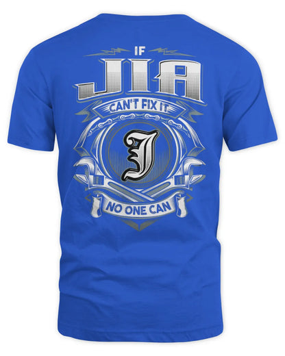 JIA AP81-K4-626 - Personalized Ahmed Quote Apparel “If Ahmed Can't Fix It, No One Can” - Unisex Standard T-Shirt - Royal