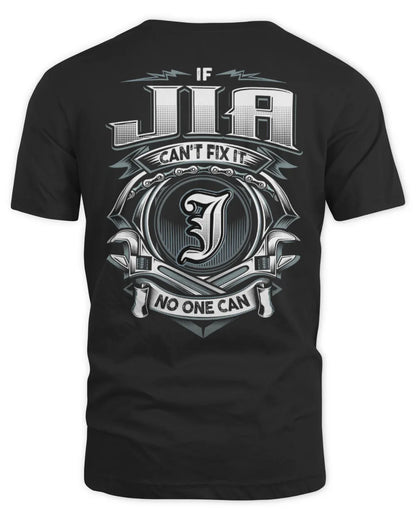 JIA AP81-K4-626 - Personalized Ahmed Quote Apparel “If Ahmed Can't Fix It, No One Can” - Unisex Standard T-Shirt - Black