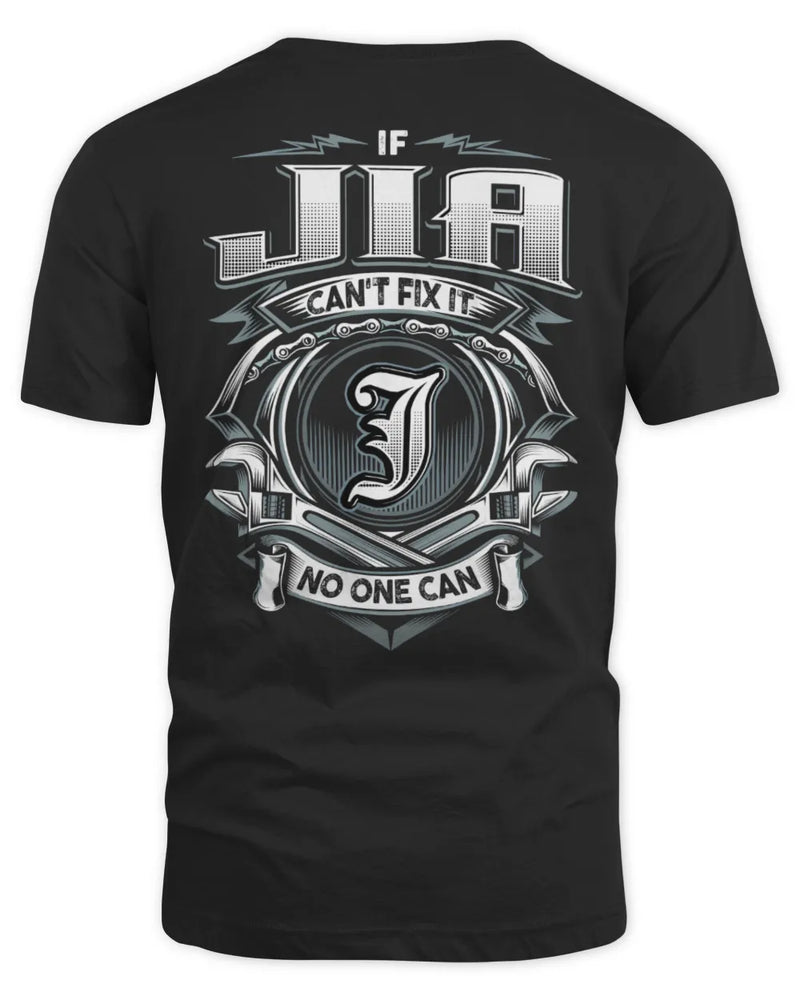 JIA AP81-K4-626 - Personalized Ahmed Quote Apparel “If Ahmed Can't Fix It, No One Can” - Unisex Standard T-Shirt - Black
