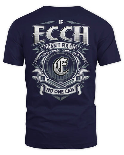 ECCH AP81-K4-626 - Personalized Ahmed Quote Apparel “If Ahmed Can't Fix It, No One Can” - Unisex Standard T-Shirt - Navy