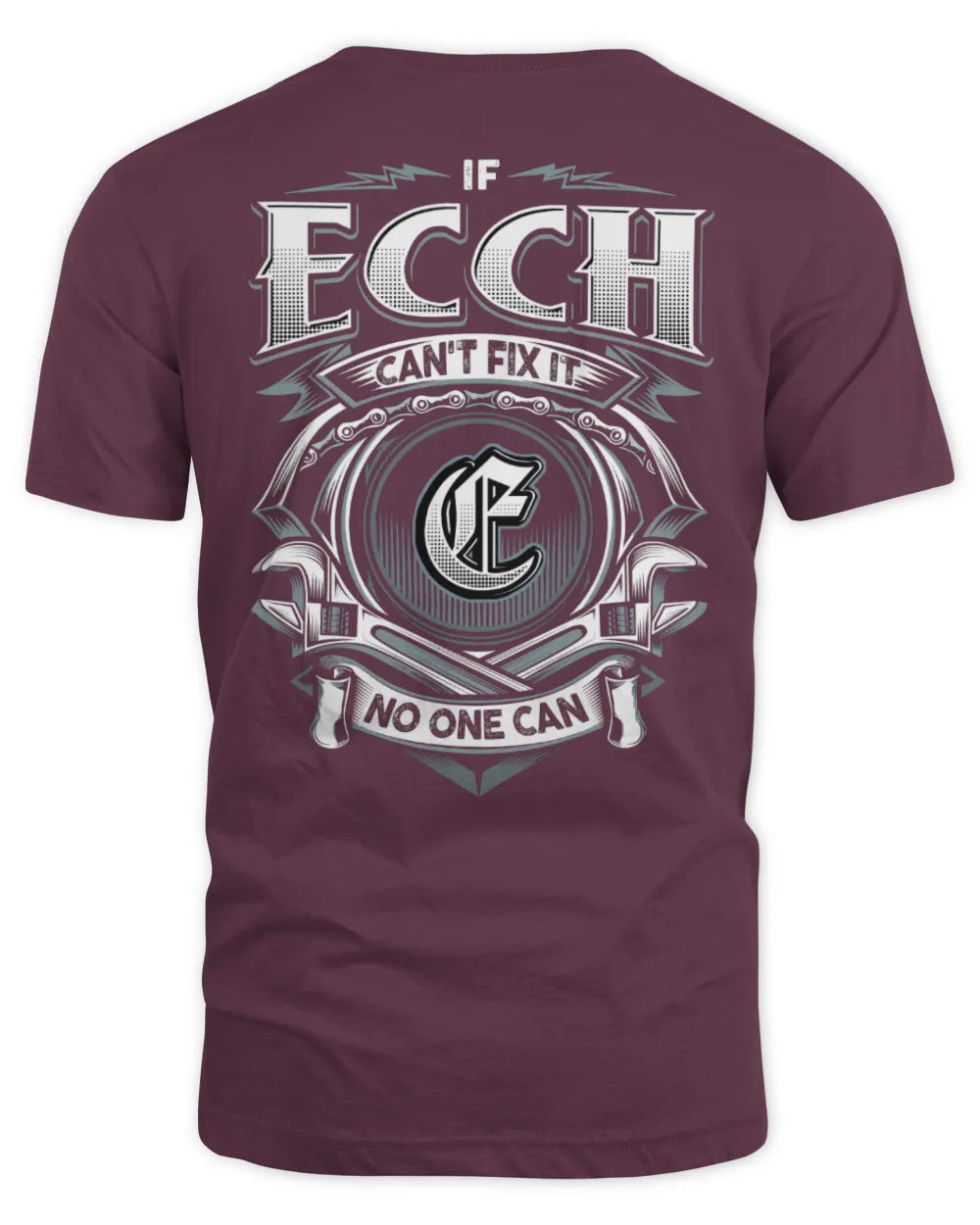 ECCH AP81-K4-626 - Personalized Ahmed Quote Apparel “If Ahmed Can't Fix It, No One Can” - Unisex Standard T-Shirt - Maroon