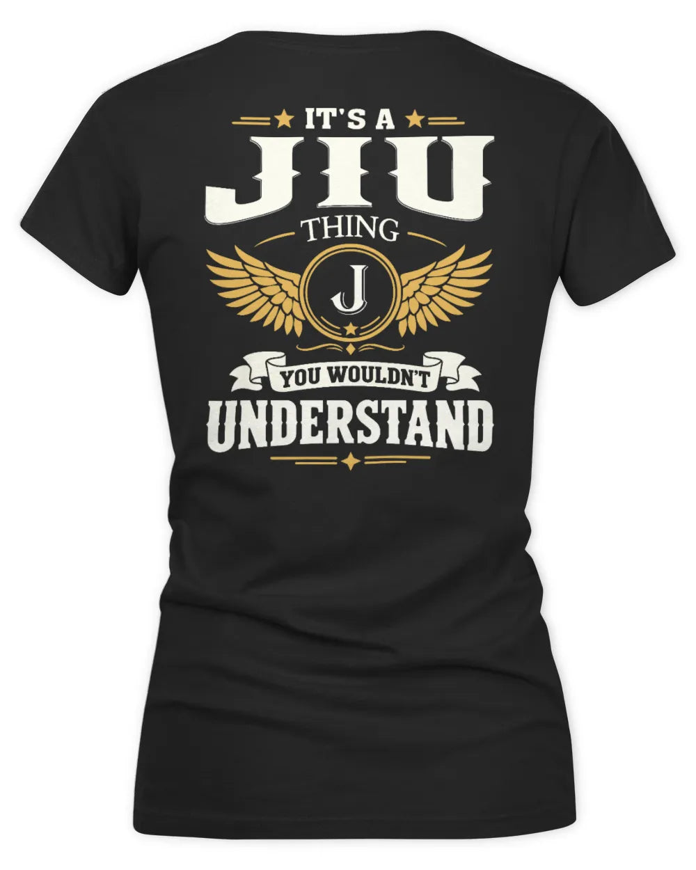 JIU KT06-M008 It’s a [NAME] Thing – You Wouldn’t Understand | Personalized Vintage T-Shirt - Women's V-Neck T-Shirt - Black