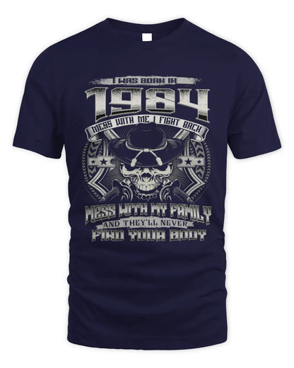 1984 HH89-K2 – Protective Family Quote T-Shirt - Unisex Standard T-Shirt - Navy