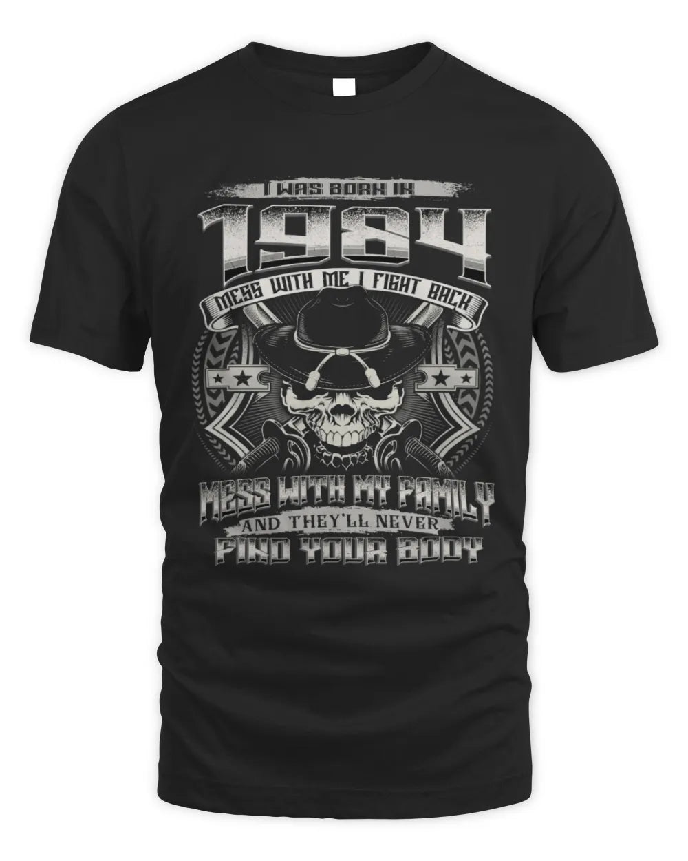 1984 HH89-K2 – Protective Family Quote T-Shirt - Unisex Standard T-Shirt - Black