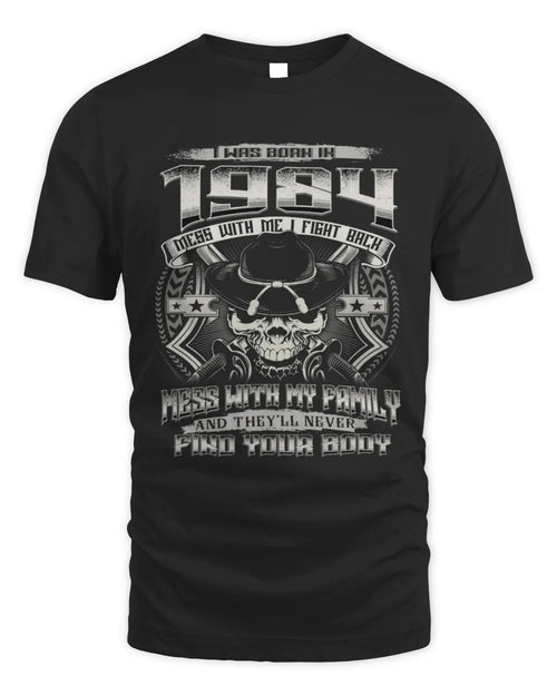 1984 HH89-K2 – Protective Family Quote T-Shirt - Unisex Standard T-Shirt - Black