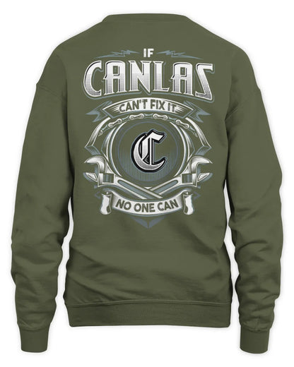 CANLAS AP81-K4-626 - Personalized Ahmed Quote Apparel “If Ahmed Can't Fix It, No One Can” - Unisex Sweatshirt - Military Green