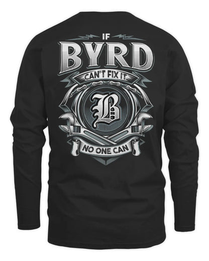 BYRD AP81-K4-626 - Personalized Ahmed Quote Apparel “If Ahmed Can't Fix It, No One Can” - Men's Long Sleeved T-Shirt - Black