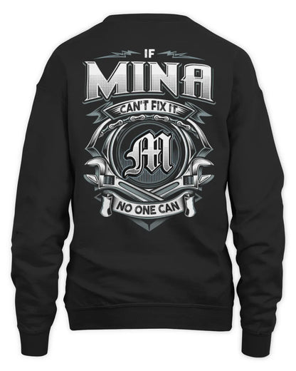 MINA AP81-K4-626 - Personalized Ahmed Quote Apparel “If Ahmed Can't Fix It, No One Can” - Unisex Sweatshirt - Black