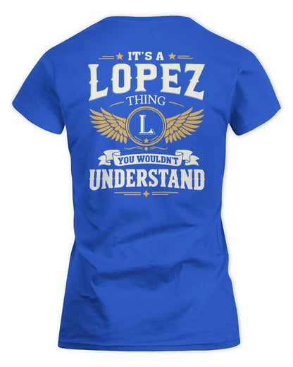 LOPEZ KT06-M008 It’s a [NAME] Thing – You Wouldn’t Understand | Personalized Vintage T-Shirt - Women's Standard T-Shirt - Royal