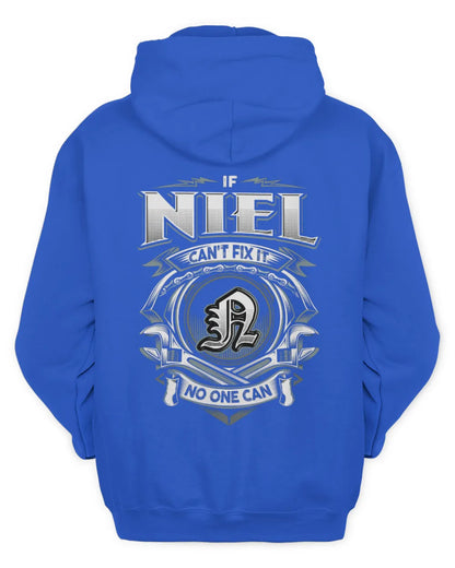 NIEL AP81-K4-626 - Personalized Ahmed Quote Apparel “If Ahmed Can't Fix It, No One Can” - Unisex Hoodie - Royal