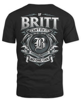BRITT AP81-K4-626 - Personalized Ahmed Quote Apparel “If Ahmed Can't Fix It, No One Can” - Unisex Standard T-Shirt - Black