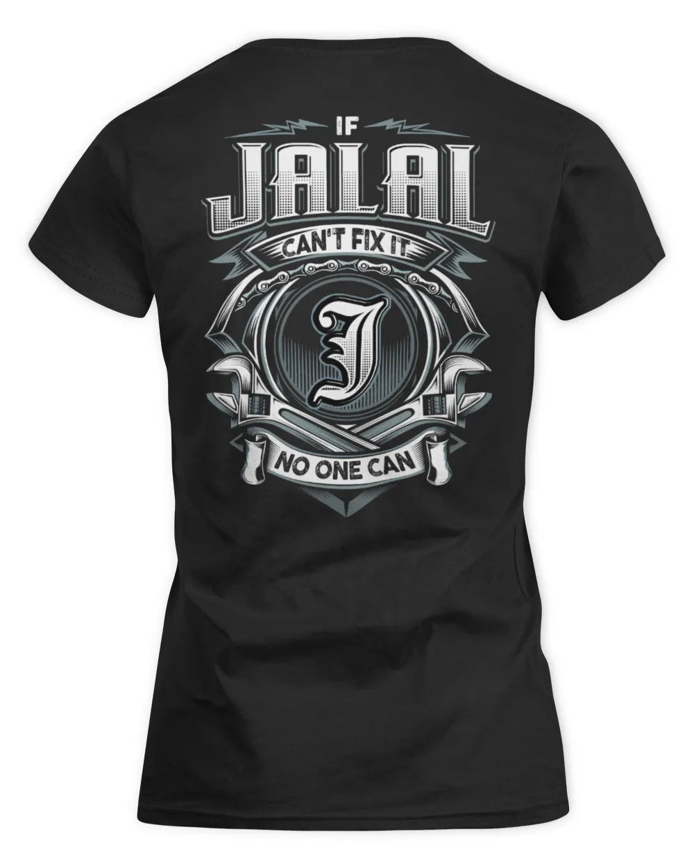 JALAL AP81-K4-626 - Personalized Ahmed Quote Apparel “If Ahmed Can't Fix It, No One Can” - Women's Standard T-Shirt - Black