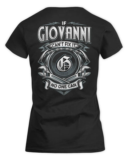 GIOVANNI AP81-K4-626 - Personalized Ahmed Quote Apparel “If Ahmed Can't Fix It, No One Can” - Women's Standard T-Shirt - Black