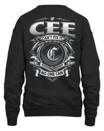 CEE AP81-K4-626 - Personalized Ahmed Quote Apparel “If Ahmed Can't Fix It, No One Can” - Unisex Sweatshirt - Black