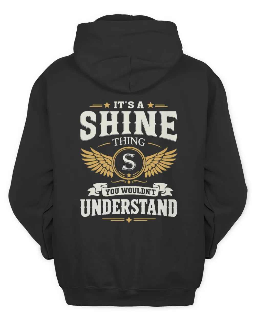 SHINE KT06-M008 It’s a [NAME] Thing – You Wouldn’t Understand | Personalized Vintage T-Shirt - Unisex Hoodie - Black