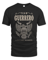 GUERRERO TP06-K82 – Personalized Classic Style Apparel “Team NAME Lifetime Member” - Unisex Standard T-Shirt - Black