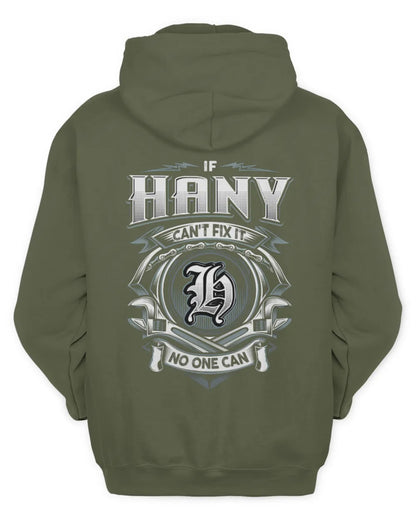 HANY AP81-K4-626 - Personalized Ahmed Quote Apparel “If Ahmed Can't Fix It, No One Can” - Unisex Hoodie - Military Green