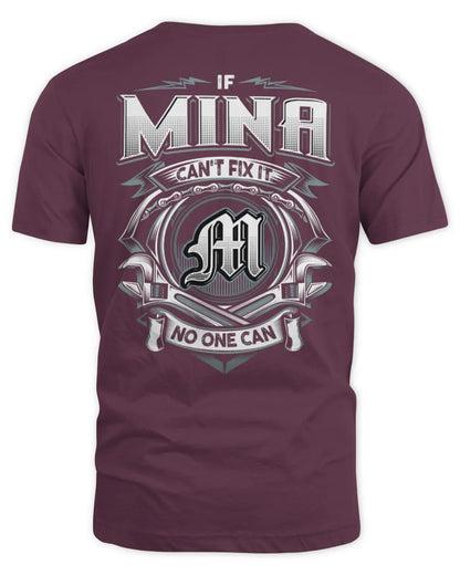 MINA AP81-K4-626 - Personalized Ahmed Quote Apparel “If Ahmed Can't Fix It, No One Can” - Unisex Standard T-Shirt - Maroon