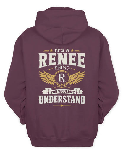 RENEE KT06-M008 It’s a [NAME] Thing – You Wouldn’t Understand | Personalized Vintage T-Shirt - Unisex Hoodie - Maroon