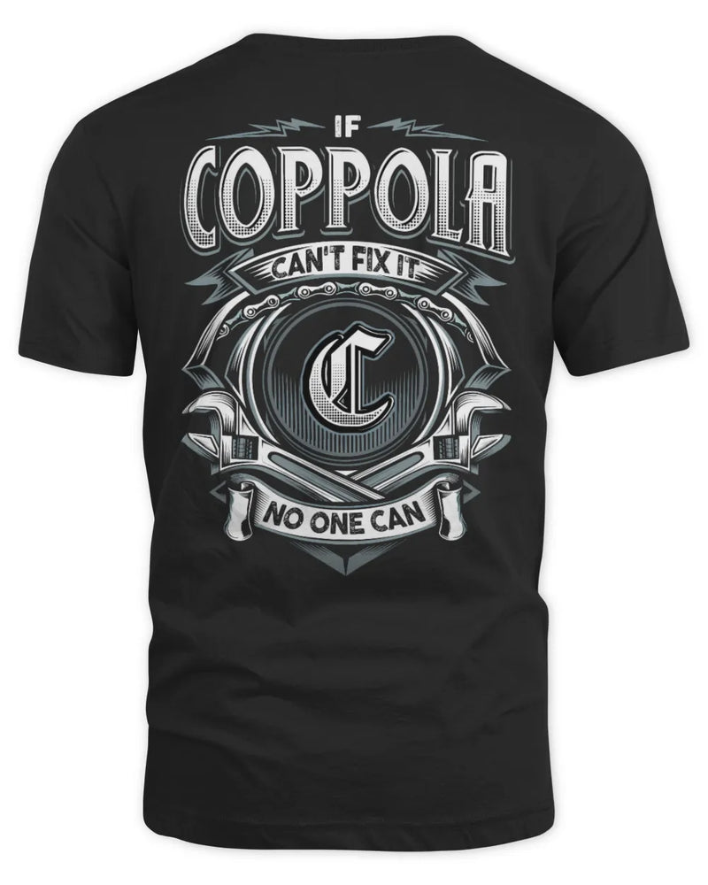 COPPOLA AP81-K4-626 - Personalized Ahmed Quote Apparel “If Ahmed Can't Fix It, No One Can” - Unisex Standard T-Shirt - Black