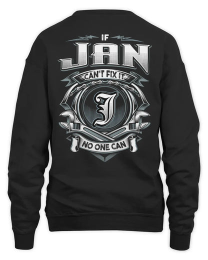 JAN AP81-K4-626 - Personalized Ahmed Quote Apparel “If Ahmed Can't Fix It, No One Can” - Unisex Sweatshirt - Black