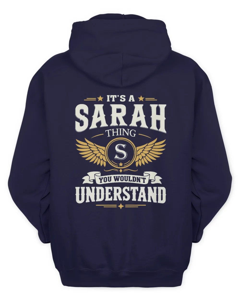 SARAH KT06-M008 It’s a [NAME] Thing – You Wouldn’t Understand | Personalized Vintage T-Shirt - Unisex Hoodie - Navy