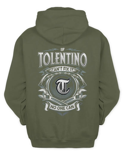 TOLENTINO AP81-K4-626 - Personalized Ahmed Quote Apparel “If Ahmed Can't Fix It, No One Can” - Unisex Hoodie - Military Green