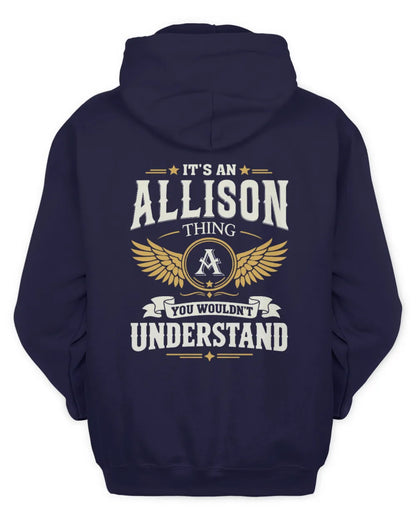 ALLISON KT06-M008 It’s a [NAME] Thing – You Wouldn’t Understand | Personalized Vintage T-Shirt - Unisex Hoodie - Navy