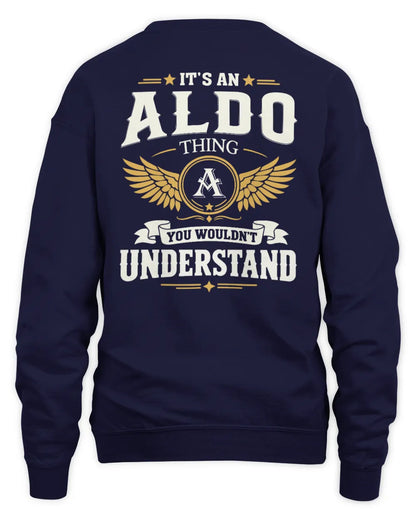 ALDO KT06-M008 It’s a [NAME] Thing – You Wouldn’t Understand | Personalized Vintage T-Shirt - Unisex Sweatshirt - Navy