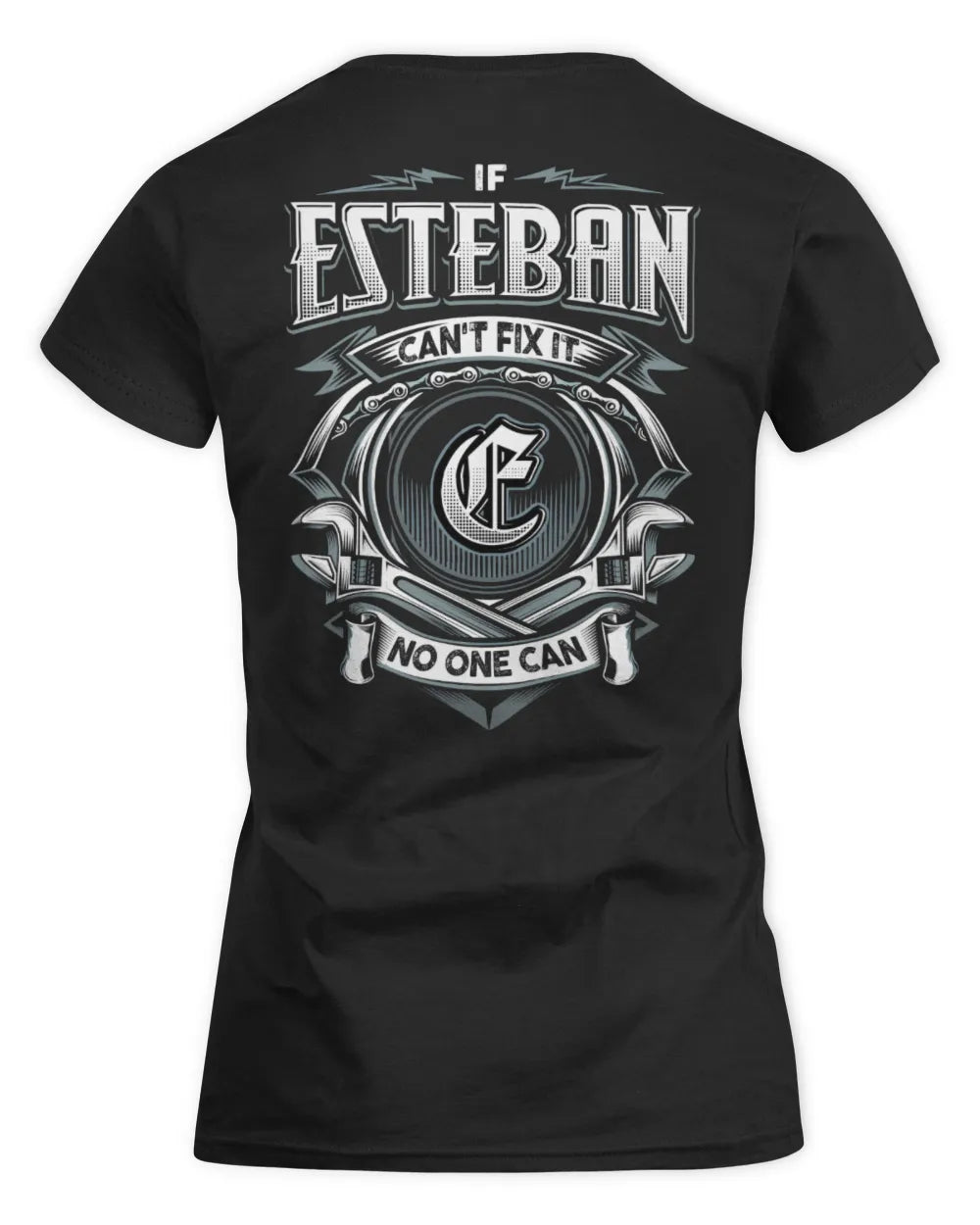 ESTEBAN AP81-K4-626 - Personalized Ahmed Quote Apparel “If Ahmed Can't Fix It, No One Can” - Women's Standard T-Shirt - Black