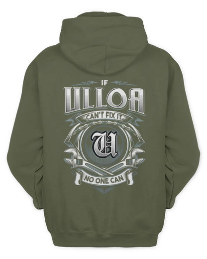 ULLOA AP81-K4-626 - Personalized Ahmed Quote Apparel “If Ahmed Can't Fix It, No One Can” - Unisex Hoodie - Military Green
