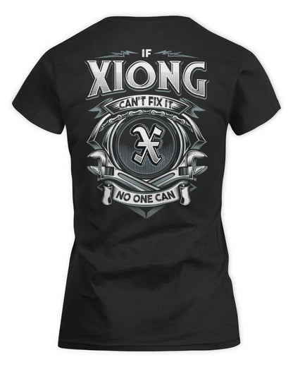 XIONG AP81-K4-626 - Personalized Ahmed Quote Apparel “If Ahmed Can't Fix It, No One Can” - Women's Standard T-Shirt - Black