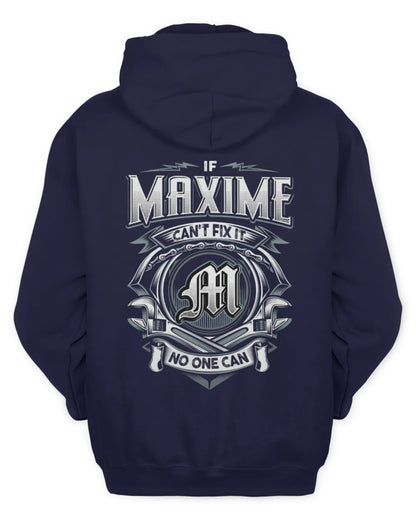MAXIME AP81-K4-626 - Personalized Ahmed Quote Apparel “If Ahmed Can't Fix It, No One Can” - Unisex Hoodie - Navy