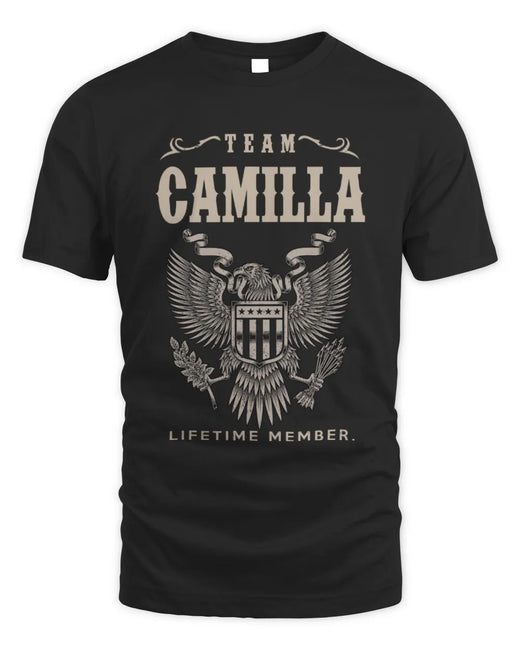 CAMILLA TP06-K82 – Personalized Classic Style Apparel “Team NAME Lifetime Member”
