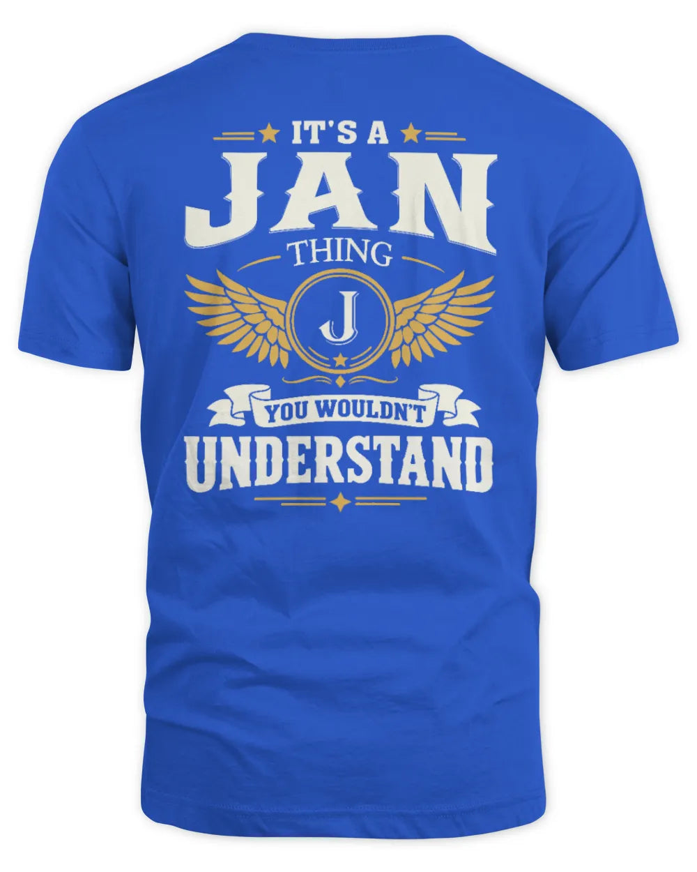 JAN KT06-M008 It’s a [NAME] Thing – You Wouldn’t Understand | Personalized Vintage T-Shirt - Unisex Standard T-Shirt - Royal