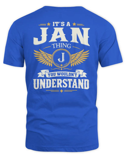 JAN KT06-M008 It’s a [NAME] Thing – You Wouldn’t Understand | Personalized Vintage T-Shirt - Unisex Standard T-Shirt - Royal