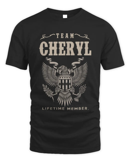 CHERYL TP06-K82 – Personalized Classic Style Apparel “Team NAME Lifetime Member”