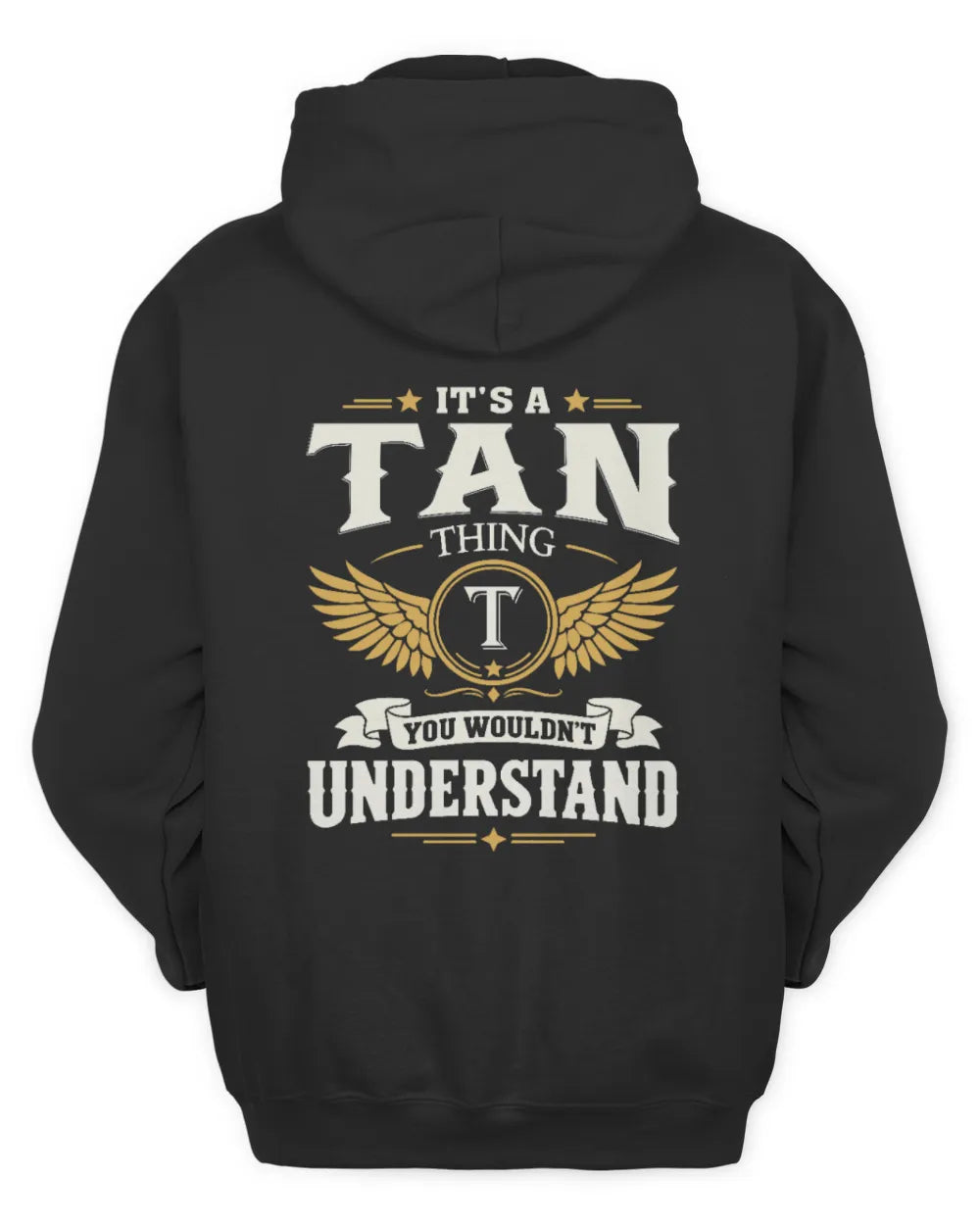 TAN KT06-M008 It’s a [NAME] Thing – You Wouldn’t Understand | Personalized Vintage T-Shirt - Unisex Hoodie - Black