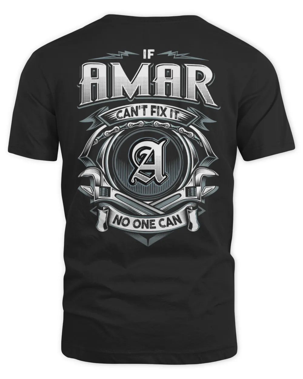 AMAR AP81-K4-626 - Personalized Ahmed Quote Apparel “If Ahmed Can't Fix It, No One Can”