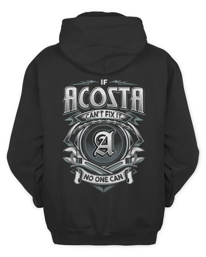 ACOSTA AP81-K4-626 - Personalized Ahmed Quote Apparel “If Ahmed Can't Fix It, No One Can” - Unisex Hoodie - Black