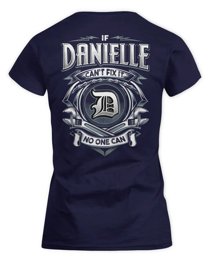DANIELLE AP81-K4-626 - Personalized Ahmed Quote Apparel “If Ahmed Can't Fix It, No One Can” - Women's Standard T-Shirt - Navy
