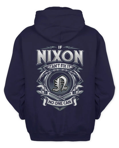 NIXON AP81-K4-626 - Personalized Ahmed Quote Apparel “If Ahmed Can't Fix It, No One Can” - Unisex Hoodie - Navy