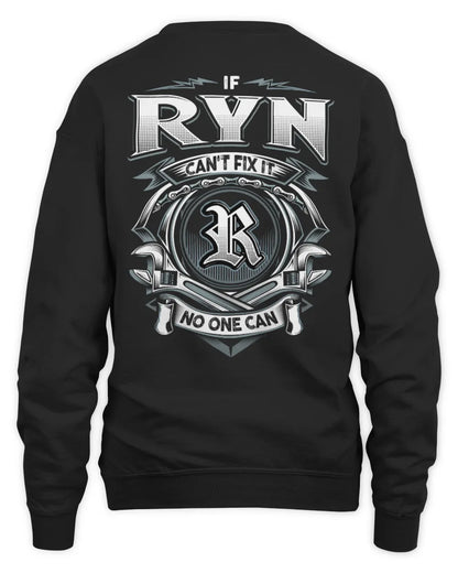 RYN AP81-K4-626 - Personalized Ahmed Quote Apparel “If Ahmed Can't Fix It, No One Can” - Unisex Sweatshirt - Black