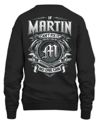 MARTIN AP81-K4-626 - Personalized Ahmed Quote Apparel “If Ahmed Can't Fix It, No One Can” - Unisex Sweatshirt - Black