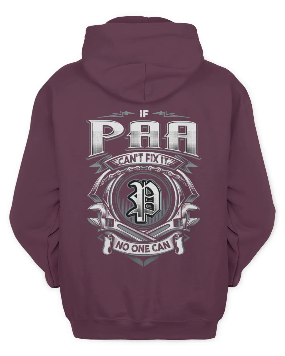 PAA AP81-K4-626 - Personalized Ahmed Quote Apparel “If Ahmed Can't Fix It, No One Can” - Unisex Hoodie - Maroon